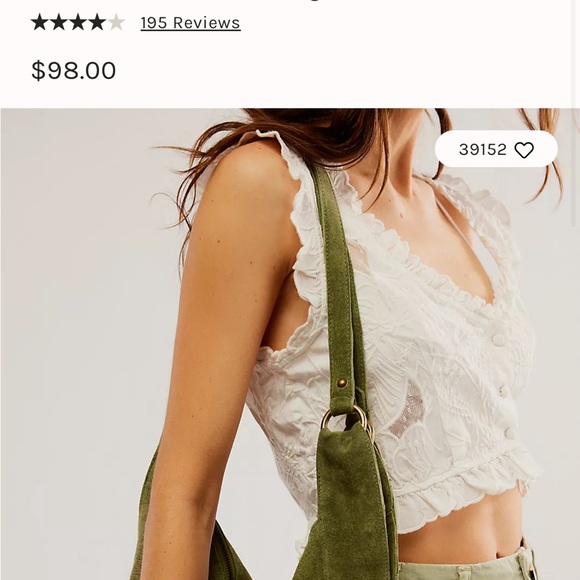 Free People Roma Suede Tote Bag - Picture 4 of 5